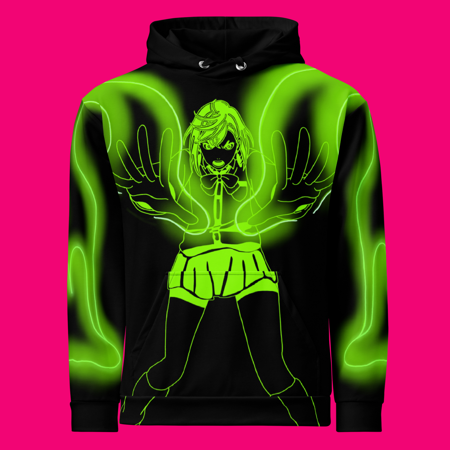 Momo Ayase Power Hoodie